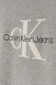 Девочка Детский хлопковый свитер Calvin Klein Jeans IG0IG02647.9BYH. серый