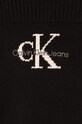 Детский хлопковый свитер Calvin Klein Jeans чёрный IG0IG02654.9BYH.