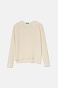 Детский шерстяной свитер United Colors of Benetton тонкий бежевый 1244C106X.G.Seasonal