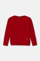 United Colors of Benetton pulover de lână pentru copii uni rosu 1244C106X.G.Seasonal