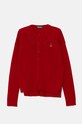 United Colors of Benetton kardigan wełniany dziecięcy wełna czerwony 1244C500N.G.Seasonal