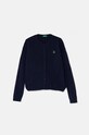 Dětský vlněný kardigan United Colors of Benetton vlna námořnická modř 1244C500N.G.Seasonal