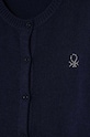 Dziewczynka United Colors of Benetton kardigan wełniany dziecięcy 1244C500N.G.Seasonal granatowy