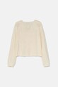 United Colors of Benetton cardigan cu amestec de lână pentru copii 1076G500J.P.Seasonal bej AW24