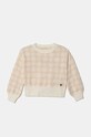 Guess pulover pentru copii din amestec de lână cu modele bej J4BR04.Z3K10.9BYH