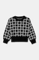 Guess sweter z domieszką wełny dziecięcy z domieszką wełny czarny J4BR04.Z3K10.9BYH