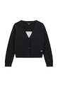 Дитячий кардиган Guess J4BR01.Z3IF0.9BYH чорний AW24