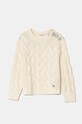 Dječji pulover s postotkom vune Guess bez uzorka bež J4BR09.Z37L1.9BYH
