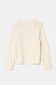 Детский свитер с примесью шерсти Guess J4BR09.Z37L1.9BYH бежевый AW24
