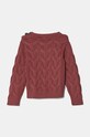 Detský sveter s prímesou vlny Guess J4BR09.Z37L1.9BYH ružová AW24