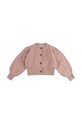 Donsje kardigan wełniany dziecięcy Zinne Cardigan 4085900.98.128 różowy AW24