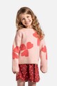 Coccodrillo sweter dziecięcy pozostałe różowy ZC4172101HGK