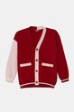 United Colors of Benetton bluza copii cu modele burgundia 32N4C600G.G.Seasonal