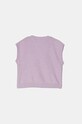 Детская жилетка с добавлением шерсти United Colors of Benetton 1WUAC400I.G.Seasonal фиолетовой AW24