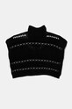 United Colors of Benetton poncho pentru copii cu modele negru 115HQU010.G.Seasonal