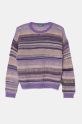 United Colors of Benetton sweter z domieszką wełny dziecięcy z domieszką wełny fioletowy 116QQ107L.G.Seasonal