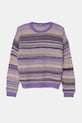 United Colors of Benetton sweter z domieszką wełny dziecięcy z domieszką wełny fioletowy 116QQ107L.G.Seasonal