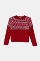 Детский свитер с примесью шерсти United Colors of Benetton с добавлением шерсти красный 1176Q107K.G.Seasonal