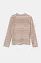 United Colors of Benetton longsleeve copii 3GDAG200X.P.Seasonal bej AW24