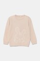 United Colors of Benetton sweter niemowlęcy pozostałe beżowy 16AKA1017.G.W.Seasonal