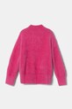 Детский свитер United Colors of Benetton 19BAC200I.G.Seasonal розовый AW24