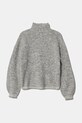 Дитячий светр з домішкою вовни United Colors of Benetton 1EWBC200L.G.Seasonal сірий AW24