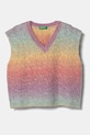 Detský sveter United Colors of Benetton s prímesou vlny viacfarebná 18N3C400K.G.Seasonal