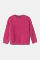 United Colors of Benetton maglione per bambini medio spessore rosa 19BAG100Q.P.Seasonal