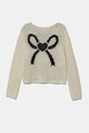 Свитер United Colors of Benetton аппликация бежевый 118YQ107T.G.Seasonal