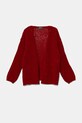 Кардиган с примесью шерсти United Colors of Benetton с добавлением шерсти красный 136QC601M.G.Seasonal