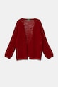 Кардиган с примесью шерсти United Colors of Benetton с добавлением шерсти красный 136QC601M.G.Seasonal