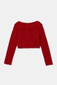 Дитячий кардиган з домішкою вовни United Colors of Benetton 106QG500N.P.Seasonal червоний AW24