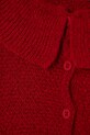 Дівчинка Дитячий кардиган з домішкою вовни United Colors of Benetton 106QG500N.P.Seasonal червоний