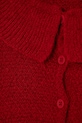 Дівчинка Дитячий кардиган з домішкою вовни United Colors of Benetton 106QG500N.P.Seasonal червоний