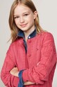 Дівчинка Дитячий бавовняний кардиган Tommy Hilfiger KG0KG08546.9BYH.128.176 червоний
