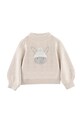 Donsje sweter wełniany dziecięcy Denna Merino Wool Sweater Bunny 4090701.98.128 beżowy AW24