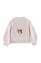 Детский шерстяной свитер Donsje Denna Merino Wool Sweater Cat 4090702.98.128 розовый AW24