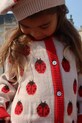 Παιδική μάλλινη ζακέτα Konges Sløjd BELOU KNIT CARDIGAN KS102221