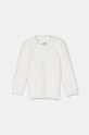 Παιδικό πουλόβερ από μείγμα μαλλιού Jamiks RIGNOR με μείγμα μαλλιού λευκό RIGNOR.Sweterek.JZH391