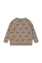Детский шерстяной свитер Konges Sløjd BELOU LEMON KNIT BLOUSE KS101427 серый AW24