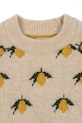 Băieți Konges Sløjd pulover de lână pentru copii BELOU LEMON KNIT BLOUSE KS101427 gri