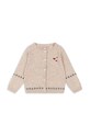 Дитячий вовняний кардиган Konges Sløjd ELI KNIT CARDIGAN KS101493 бежевий AW24