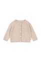 Dětský vlněný kardigan Konges Sløjd MINO KNIT CARDIGAN vlna béžová KS101614