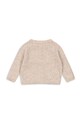 Dětský vlněný kardigan Konges Sløjd MINO KNIT CARDIGAN KS101614 béžová AW24