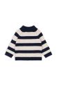 Konges Sløjd maglione in cotone bambini VITU KNIT BLOUSE lana blu navy KS101728