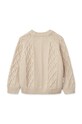 Deklice Otroški volneni pulover Liewood Callio Knit Jumper LW19165 bež