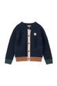 Παιδική μάλλινη ζακέτα Liewood Tiago Knit Cardigan LW19166 σκούρο μπλε AW24