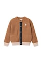 Liewood cardigan de lână pentru copii Tiago Knit Cardigan LW19166 maro AW24