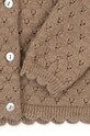 Дитячий кардиган Konges Sløjd HOLIDAY KNIT CARDIGAN коричневий KS101994