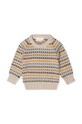 Детский хлопковый свитер That's mine Frankie 128195 бежевый AW24